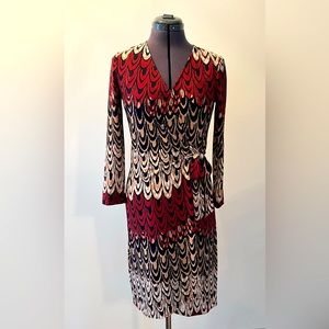 BCBG MaxAzria Jersey Wrap Adele Dress, Size Small